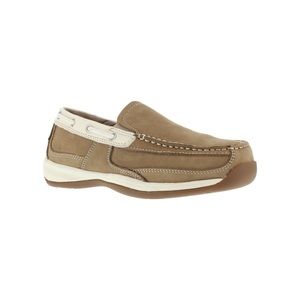 Rockport Tan and Cream Loafers